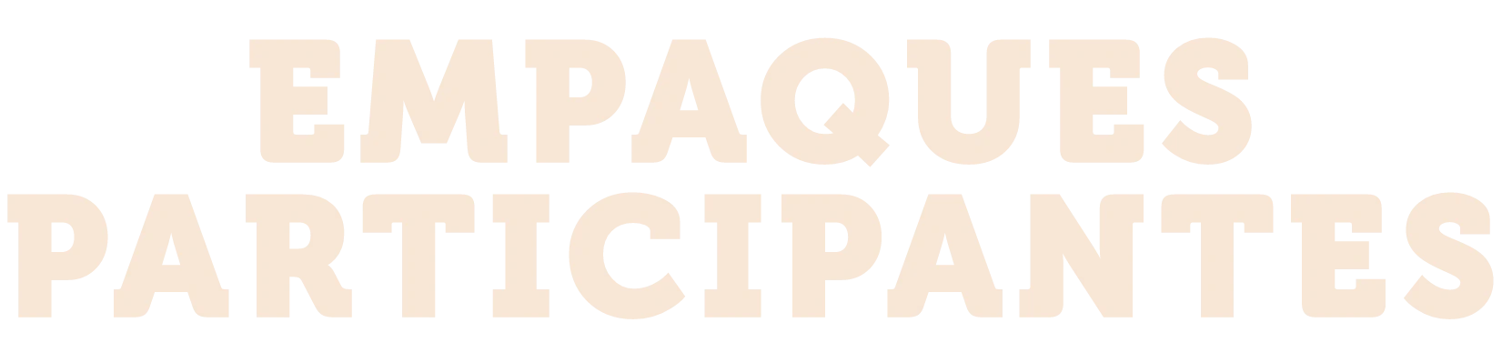 EMPAQUES PARTICIPANTES